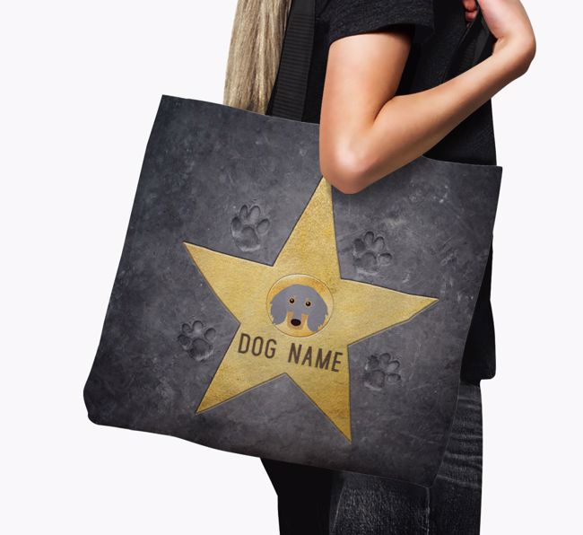 Personalized {dogsName} 'Star of Fame' Canvas Bag